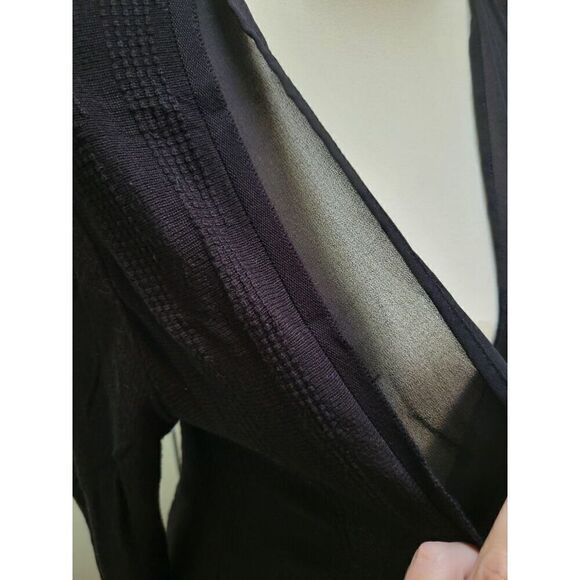 Simply Vera by Verawang Size M Open Front Cardigan Layered, Thin, Sheer Layer - Picture 5 of 7